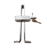 ▶ Bloqueo de embrague de freno de coche, antirrobo, herramienta de seguridad, bloqueo de acero, bloqueo de freno de embrague de coche