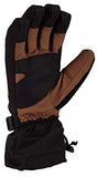 ▶ Guantes de trabajo  de cuero AmazonBasics con cierre de muñeca, amarillos, XLcon aislamiento térmico para hombre, Negro y cebada., Large