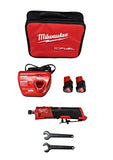 ▶ MILWAUKEE  Esmeriladora o  amoladora Kit de 12 V con (2) batería de 2.0 Ah, cargador y bolsa de herramientas