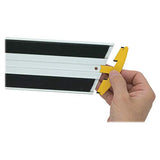 Rubbermaid Commercial Products  Marco ligero de conexión rápida para almohadillas para orejas húmedas o secas/antipolvo, 17 pulgadas, FGQ56000YL00
