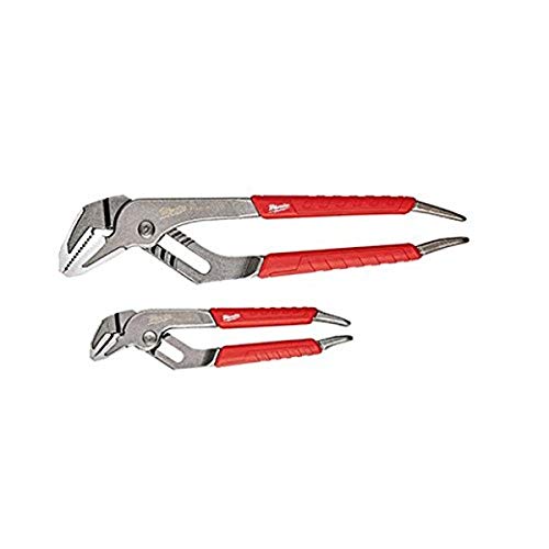 ▶ MILWAUKEE 2 Pack – Straight Mandíbula Juego de alicates (15,2 cm/25,4 cm)