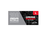 GREASE MONKEY Disposable Nitrile Gloves, Pack of 100, Large