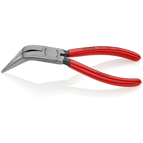 ▶ KNIPEX herramientas - Alicates de punta larga sin cortador, en ángulo