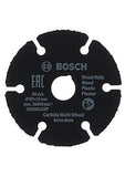 ▶ BOSCH Disco de corte para rueda de carburo (para material múltiple, Ø 50 mm, accesorios para Bosch Easy Cut&Grind)
