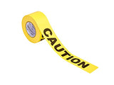 AmazonCommercial Cinta de advertencia (caution), 8 cm x 300 m, amarillo, 4 por paquete