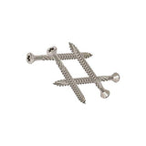 Teach - Tornillos de acero inoxidable para terraza, Torx/Star Drive cabeza plana multiusos para madera, 180 unidades