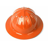 ▶ Cascos de Seguridad Industrial Rígido de Aluminio,Protección de la Cabeza,Resistencia al Impacto Casco de Construcción/Orange / 1 PCS