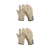 ▶ Guantes ignífugos  para barbacoa con aislamiento térmico, ignífugos, gruesos, Unisex, guantes para asar, protectores de soldadura manual para Chef, alta seguridad contra incendios