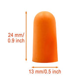 Tapones para los oídos de espuma de calidad, 500 pares, 32 dB, desechables, suaves, con cancelación de ruido, bloqueo de sonido, suave, dispensador de tapones para los oídos, color naranja