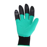 ▶ Guantes Jardinería 2 pares de guantes de jardín, guantes de trabajo de jardinería con garras resistentes rápidos y fáciles de cavar y plantar, guantes seguros para mujeres y hombres