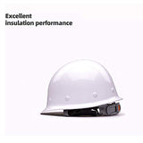 ▶ Casco de Seguridad Industrial, Casco de construcción rígido, arnés de 4 Puntos, Casco de Protección, Casco de Trabajo Casco