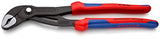 ▶ KNIPEX Cobra Tenaza para Bombas de Agua Hightech Atramentado con Fundas en Dos Componentes, 300 mm, color gris