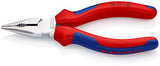 ▶ KNIPEX Tools 822145 - Alicates combinados de punta de aguja, multicomponente