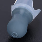 Tapones para los oídos con reducción de ruido, tapón para los oídos de silicona resistente al agua, protección auditiva reutilizable en silicona flexible Tapón para los oídos(Gray large+pp box)