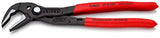 ▶ KNIPEX Cobra Es Tenaza para Bombas de Agua Extra Esbelta Atramentado Recubiertos de Plástico Antideslizante, 250 mm, color gris