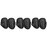▶ AmazonCommercial - Rodilleras de espuma de gel suave, 9 pulgadas, negro, 3 pares