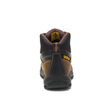 Cat Footwear Botas de trabajo impermeables con puntera suave para hombre, Marrón real, 9.5 US