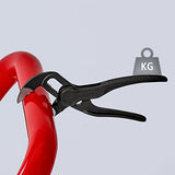 ▶ KNIPEX Cobra® XS Llave para tubos y tenaza para bombas de agua gris atramentado, superficie rugosa y en relieve 100 mm (cartulina autoservicio/blíster) 87 00 100 BK