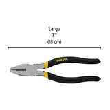 Pretul PEL-7P, Pinza de electricista en acero al carbono, 7"