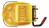 ▶ Rubbermaid  Commercial WaveBrake - Sistema de Trapeador Combo de Cubeta y Escurridor de Presión Lateral, 26 Cuartos, color Amarillo
