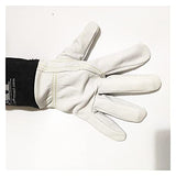 ▶Guantes de  Soldador Spot TIGNO Guantes de Soldadura Sensibles Suaves 30 cm (12") Guantes de Piel de Cabra Guantes de Soldadura de Manguitos de Cuero Peso Ligero y ampliamente Utilizado
