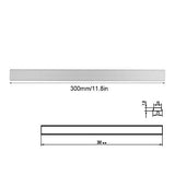 Herramientas Carpintería Aleación de aluminio T-Track Slot Inglete No poroso T-Bar Rail Slide Losa Carpintería Herramienta de carpintero(300mm)