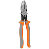 Alicates laterales aislados de 1000 V, diseño de alto apalancamiento, cuchillos endurecidos por inducción, 9 pulgadas Klein Tools -