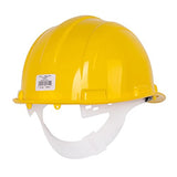 ▶ PRETUL Casco de seguridad, color amarillo, Pretul, de polietileno