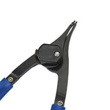 Alicates de Anillo de Presión Profesional para Anillos de Retención de Anillo de Seguridad Externo Interno Herramienta de Reparación de Automóviles (Capacidad de cabeza recta