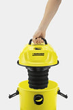 ▶ KARCHER  Aspiradora multiuso WD1, Amarillo (7 piezas)