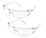 ▶ Paquete de 2 Lentes Médicos Seguridad con Protección Antivirus Antiempañantes, Antirayaduras y Transparentes | Lentes Gogles Quirurgicos Herméticos Industriales Protectores Personales