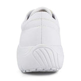 Hawkwell Zapatos de enfermería ligeros para mujer, zapatos de trabajo cómodos, Blanco/Bregella, 7 US