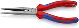 ▶ KNIPEX- Alicates de punta larga con cortador (8 pulgadas, mango cómodo)