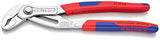 ▶ KNIPEX Cobra Tenaza para Bombas de Agua Hightech con Fundas Esbeltas en Dos Componentes, Cromado, 250 mm