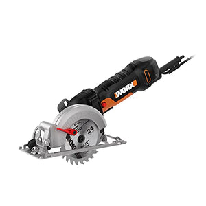 Sierra circular de corte eléctrica compacta de 4,5 amperios Worx WX439L -