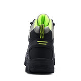 ▶  LARNMERN Botas con Punta de Acero para Hombre, Resistentes al Agua, Antideslizantes, disipativos, a Prueba de pinchazos, para Hombres, Zapatos de Seguridad en el Trabajo(26.5 cm, Verde Negro)