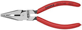 ▶ KNIPEX Herramientas 08 21 145 SBA, 15,2 cm Aguja nariz alicates de combinación (