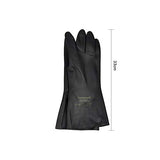 Ffrzd Químicos Guantes de Caucho Resistente PPE Trabajar Guantes Largos de protección Guantes, Resistir Ácidos Fuertes, Álcali y Aceite (Size : 33cm)