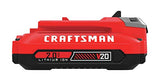 ▶ CRAFTSMAN Batería de Ion Litio de 20V 2.0Ah