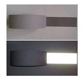 ▶ Cinta Reflectante Gris Plata de Alta Visibilidad 100m Ancho 5cm 2" Cinta de Seguridad Reflectiva de Tela Uniformes Chalecos de Seguridad Reflejante Advertencia de Cosido Ajuste de Seguridad