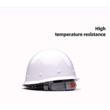 ▶ Casco de Seguridad Industrial, Casco de construcción rígido, arnés de 4 Puntos, Casco de Protección, Casco de Trabajo Casco