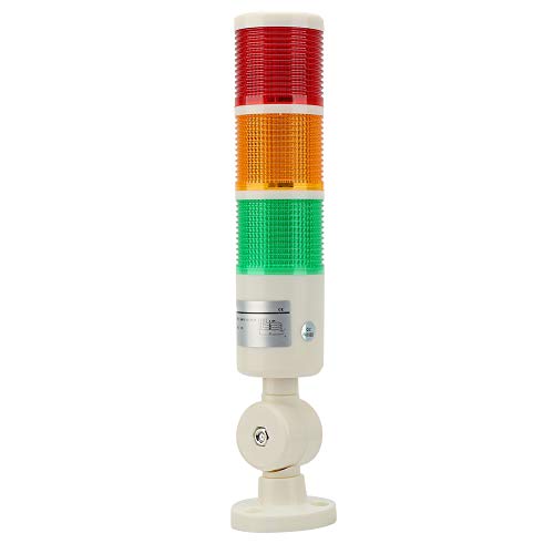Luz de Advertencia Multicapa de Baja Temperatura, luz de Calentamiento Industrial Torre de señalización LED de 3 Capas Luz de Alarma Plegable para Sitio de construcción, Taller de Caja de Centinela