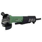 ▶ METABO Esmeriladoras  Amoladora angular | 4-1/2 pulgadas | Interruptor de paleta | 12 amperios | Motor sin escobillas CA | Freno eléctrico | Reducción de retroceso | G12BYEQ, verde Metabo HPT