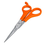 Tijeras para estilista en acero inoxidable, 6" + Pretul TINOX-8C, Tijera para casa y oficina en acero inoxidable, 8" Truper TIPE-6,
