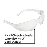 ▶ Lentes de seguridad, mica transparente, Lite Pretul LEN-ST-P,