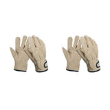 ▶ Guantes ignífugos  para barbacoa con aislamiento térmico, ignífugos, gruesos, Unisex, guantes para asar, protectores de soldadura manual para Chef, alta seguridad contra incendios