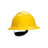 ▶ 3M Sombrero duro de ala completa H-802V-UV, suspensión amarilla de trinquete de 4 puntos, ventilado, con Uvicator