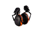 ▶ 3M PELTOR X1P5E-OR Electrically Insulated Earmuffs, Forestry Orange, Pack of 1
