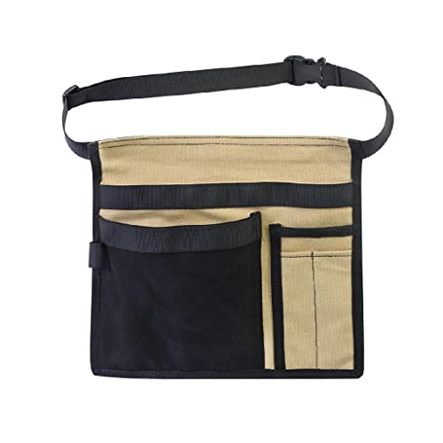 Herramientas Carpintería  FOUNDLINE Bolsa de cinturón de Herramientas Bolsa de Almacenamiento de Herramientas de jardinería Bolsillo de cinturón Cinturón de Trabajador Bolsa de Herramientas Almacenamiento de Herramientas (Col