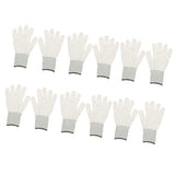balikha 12 Unidades Guantes Antiestáticos de Algodón Aplicación para Automóviles